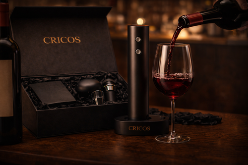 CRICOS Wine Experience Kit – Set Cavatappi Elettrico Premium