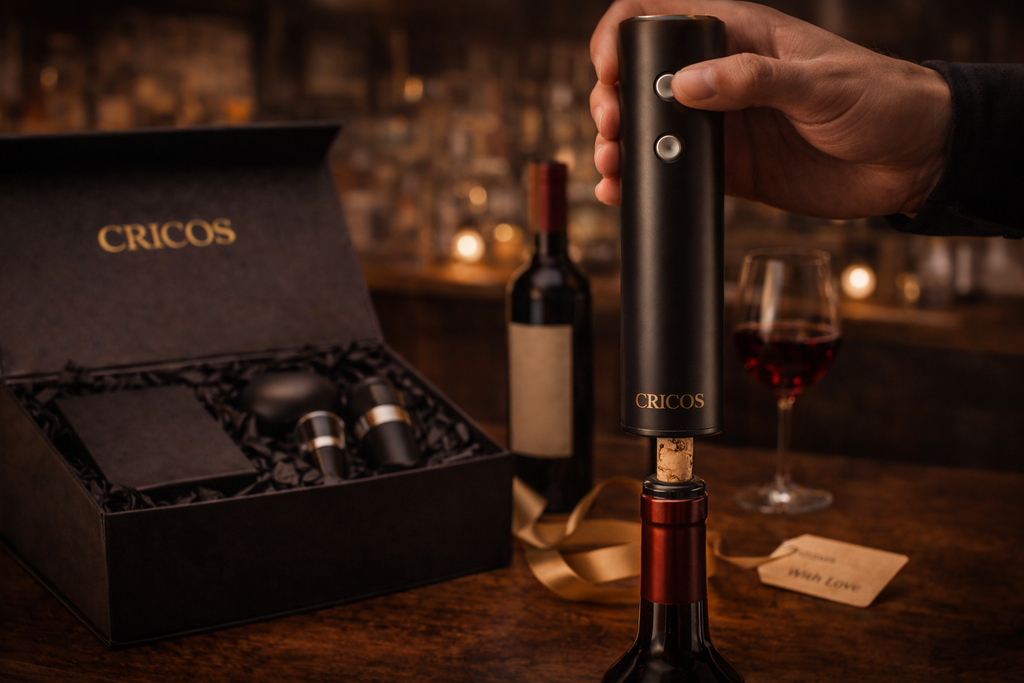 CRICOS Wine Experience Kit – Set Cavatappi Elettrico Premium